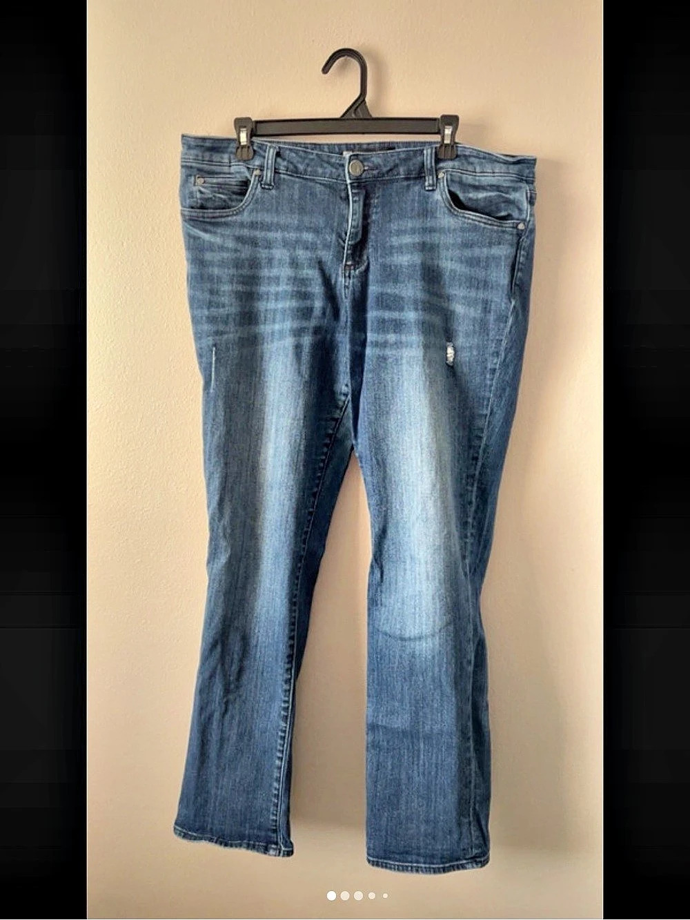 KUT from the Kloth Women's Boot Cut Jeans, Blue